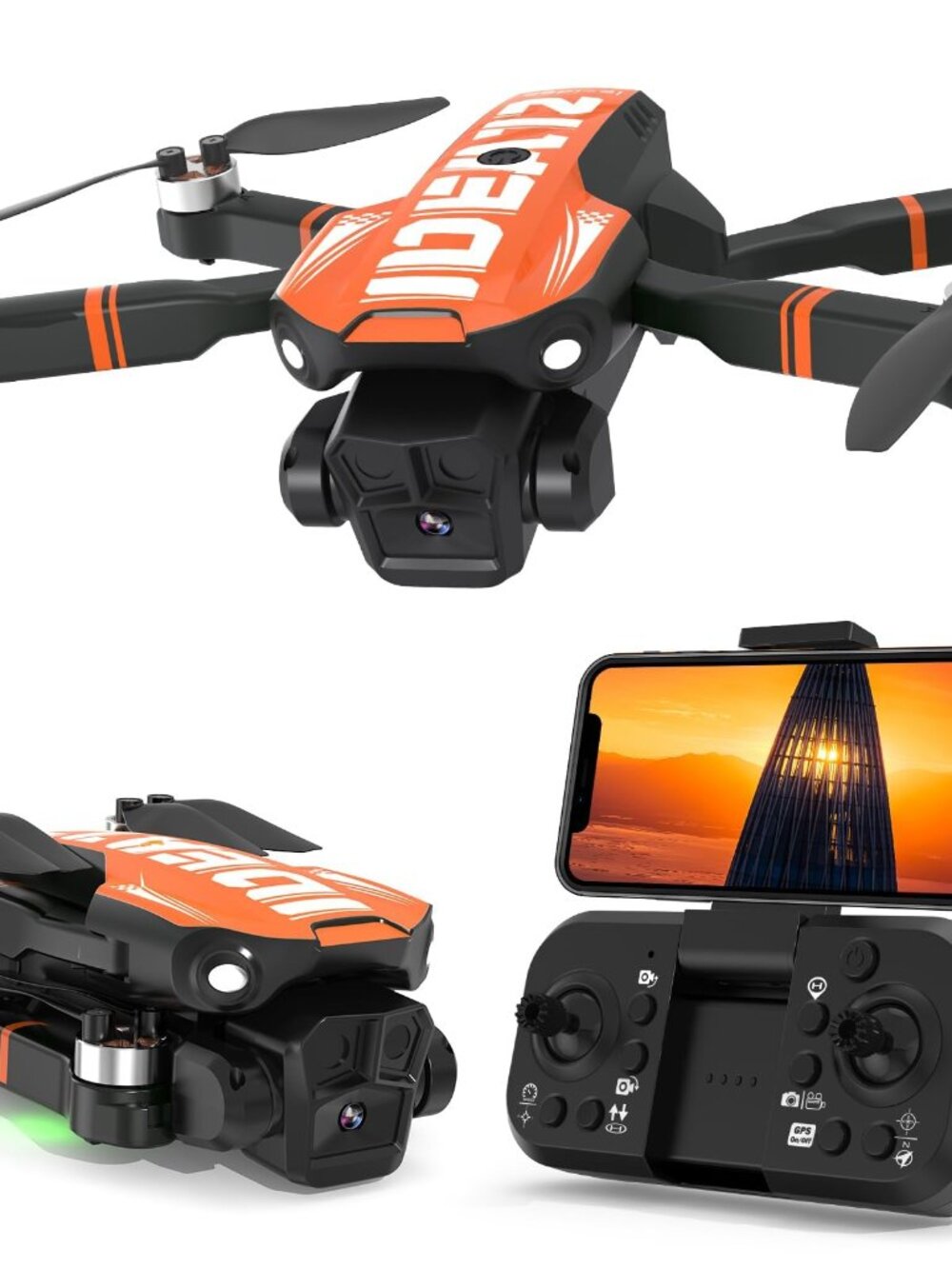 NEW GPS Drone with Camera for Adults Professional Auto Return Follow Me FPV Fly